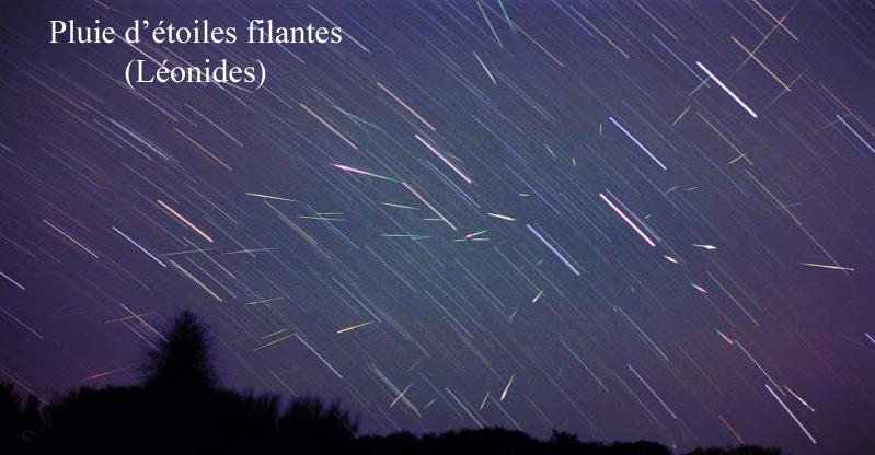 Pluie d'étoiles filantes